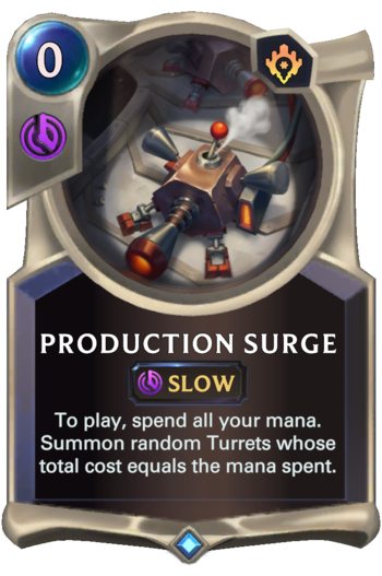 Production Surge Card