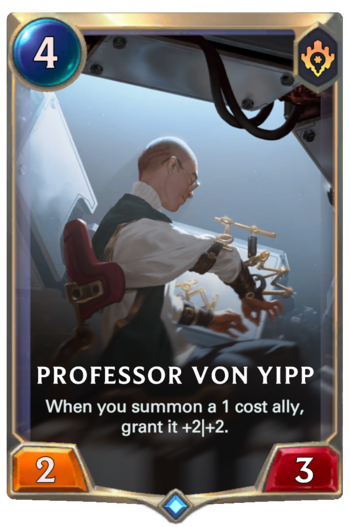 Professor von Yipp Card