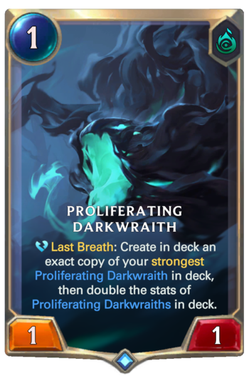 Proliferating Darkwraith Card