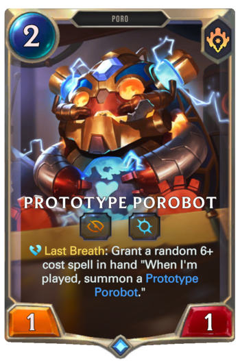 Prototype Porobot Card
