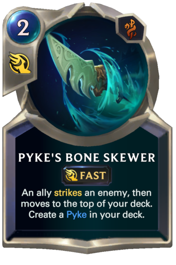 Pyke's Bone Skewer Card