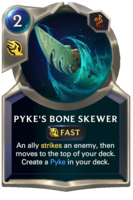 Pyke's Bone Skewer Card