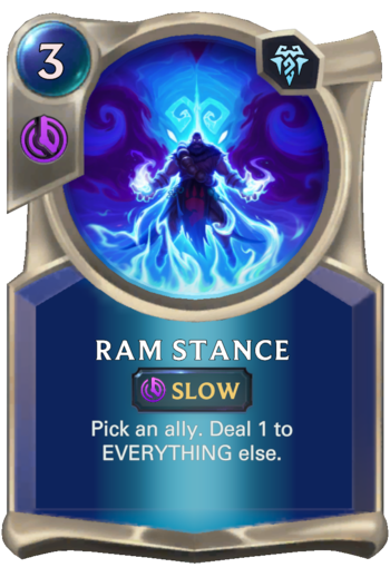 Ram Stance Card