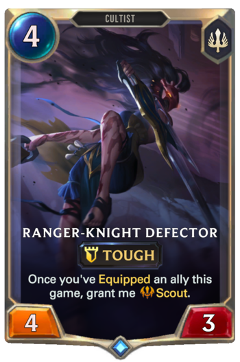 Ranger-Knight Defector Card