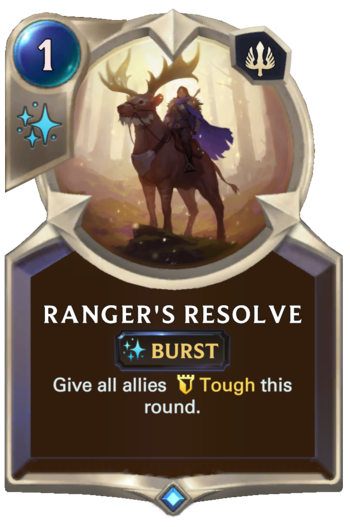 Ranger's Resolve Card