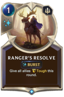 Ranger's Resolve Card