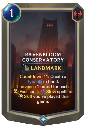 Ravenbloom Conservatory Card