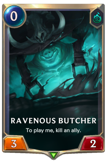 Ravenous Butcher Card