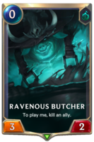 Ravenous Butcher Card