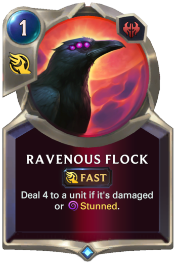 Ravenous Flock Card