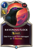 Ravenous Flock Card