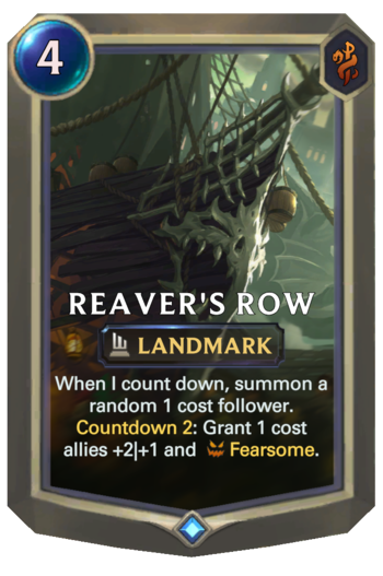 Reaver's Row Card