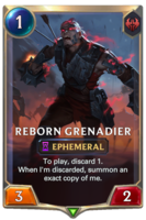 Reborn Grenadier Card
