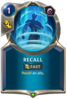 Recall Card