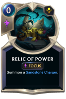 Relic of Power Card