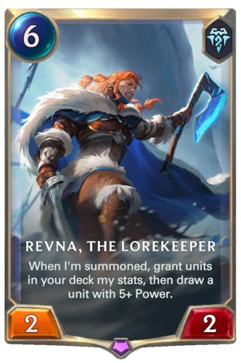 Revna, the Lorekeeper Card