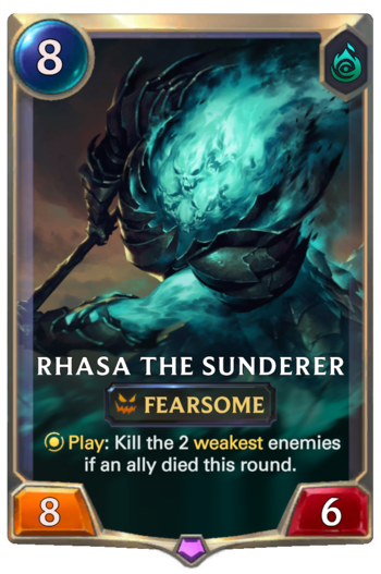 Rhasa the Sunderer Card