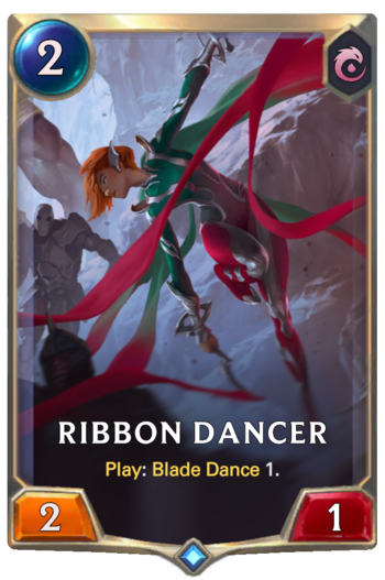 Ribbon Dancer Card