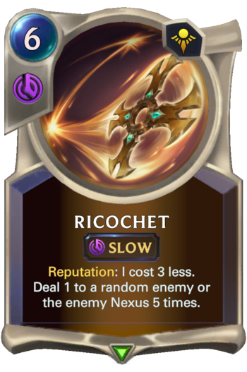 Ricochet Card