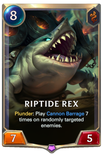 Riptide Rex Card