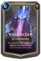 Risen Altar Card