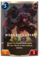 Risen Reckoner Card