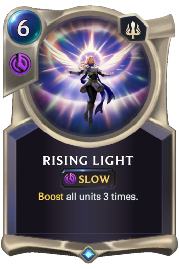 Rising Light Card