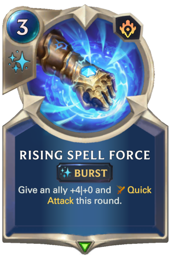 Rising Spell Force Card
