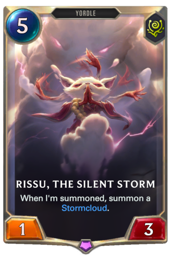 Rissu, The Silent Storm Card