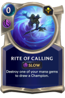 Rite of Calling Card