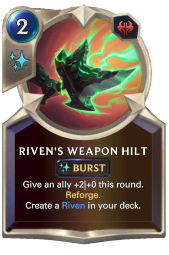 Riven's Weapon Hilt Card