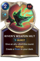 Riven's Weapon Hilt Card