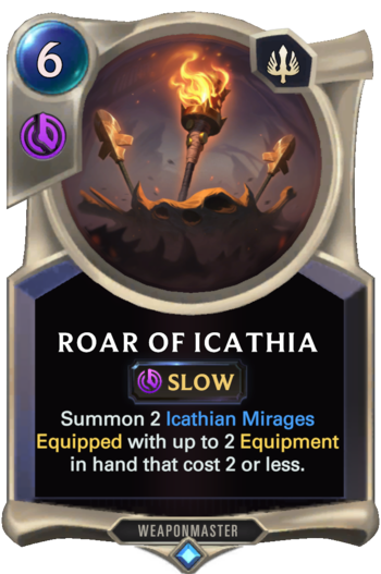 Roar of Icathia Card