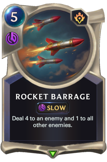 Rocket Barrage Card