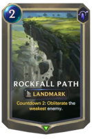 Rockfall Path Card