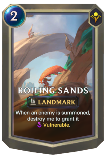 Roiling Sands Card