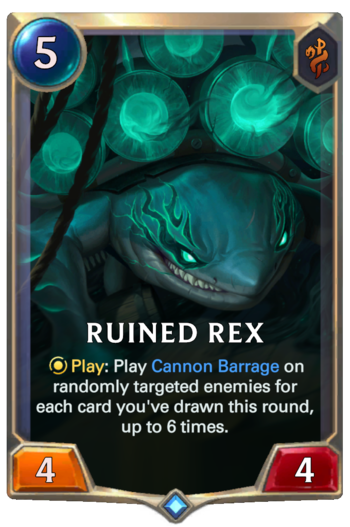 Ruined Rex Card