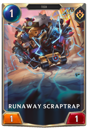 Runaway Scraptrap Card
