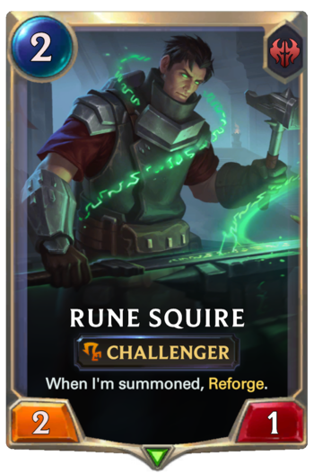Rune Squire Card