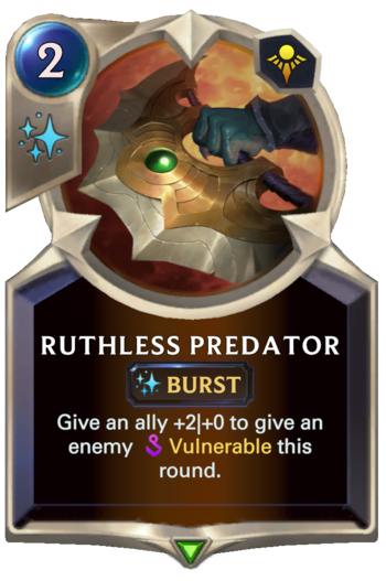 Ruthless Predator Card
