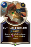 Ruthless Predator Card