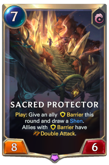 Sacred Protector Card