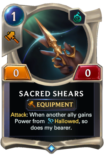 Sacred Shears Card