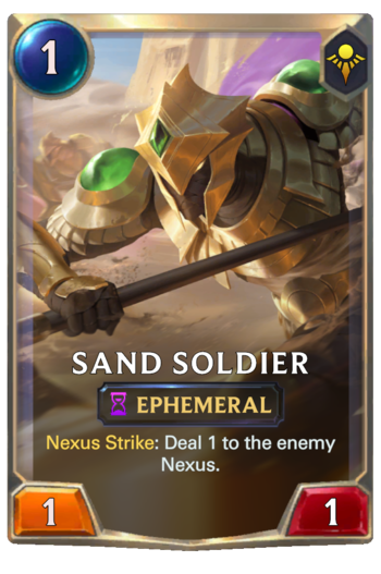 Sand Soldier Card