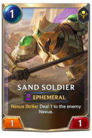 Sand Soldier Card