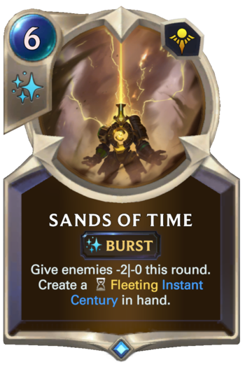 Sands of Time Card