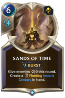 Sands of Time Card