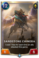 Sandstone Chimera Card