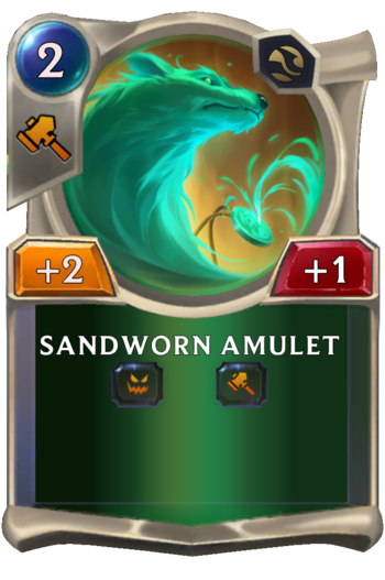 Sandworn Amulet Card