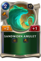 Sandworn Amulet Card